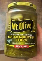 Mängden socker i Bread & butter chips