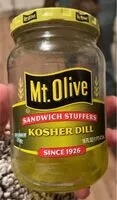 Mängden socker i Sandwhich Stuffers kosher Dill