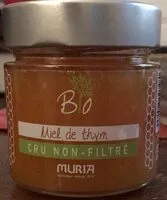 Mängden socker i Miel de thym cru non filtré