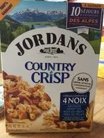 Mängden socker i Country crisps 4 noix