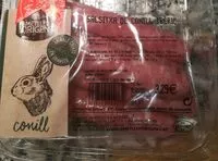 Mängden socker i Salchicha de conejo ibérico
