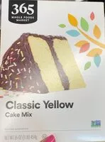 Mängden socker i Classic Yellow Cake Mix