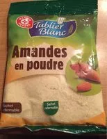 Mängden socker i Amandes en poudre