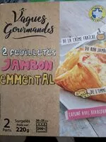 Mängden socker i 2 feuilletés jambon emmental