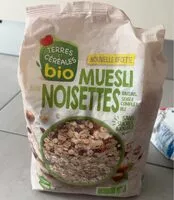 Mängden socker i Muesli aux noisettes