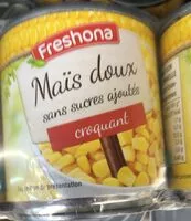 Mängden socker i Mais doux