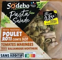 Mängden socker i Pasta salade poulet roti