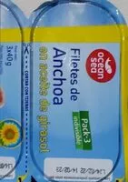 Mängden socker i Filetes de anchoa en aceite de girasol