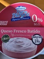Mängden socker i Queso fresco batido