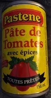 Mängden socker i Pâte de tomates
