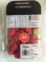 Mängden socker i Rasperries