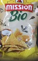 Mängden socker i Salt Tortilla Chips Bio