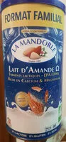 Mängden socker i lait d'amande enrichi