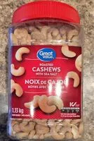 Mängden socker i Noix Cajou sel de mer