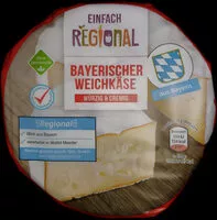 Mängden socker i Bayerischer Weichkäse Würzig & Cremig