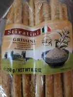 Mängden socker i grissini