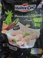 Mängden socker i manchons et ailerons de poulet