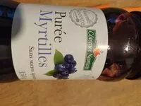 Mängden socker i Purée de myrtilles sans sucres ajoutés