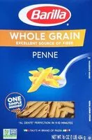 Mängden socker i Whole grain penne