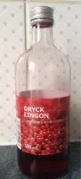 Mängden socker i Dryck Lingon Lingonberry Drink Concentrate