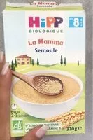 Mängden socker i La mamma semoul