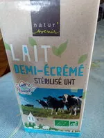 Mängden socker i Lait demi écrémé