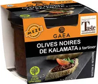 Mängden socker i Olives noires Kalamata à tartiner GAEA
