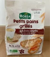 Mängden socker i Petits pains grillés à la farine complète