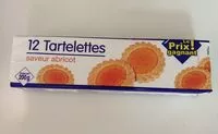 Mängden socker i 12 tartelettes saveur abricot