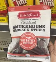 Mängden socker i Smokehouse sausage sticks hot and spicy