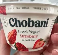 Mängden socker i Greek yogurt strawberry on the bottom