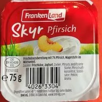 Mängden socker i Skyr pfirsich