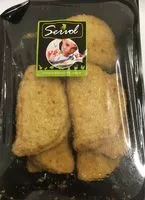 Mängden socker i Cordons bleus de volaille