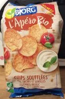 Mängden socker i Chips soufflées pois chiche et lentilles tomate basilic