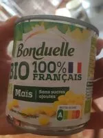 Mängden socker i Maïs bio 100% français