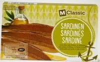 Mängden socker i Sardines sans peau ni arêtes