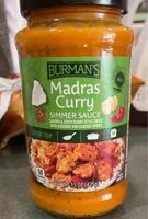 Mängden socker i Madras curry