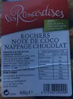 Mängden socker i Rochers noix de coco nappage chocolat