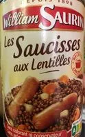 Mängden socker i Saucisses aux lentilles