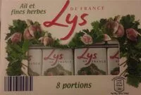 Mängden socker i Ail et fines herbes 8 portions