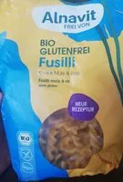 Mängden socker i Bio glutenfrei fusilli