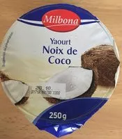 Mängden socker i Yaourt noix de coco
