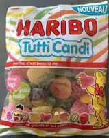 Mängden socker i Tutti candi