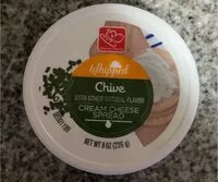 Mängden socker i Whipped chive cream cheese spread