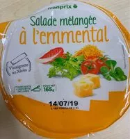 Mängden socker i Salade mélangée à l'emmental