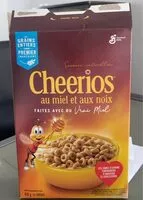 Mängden socker i Cheerios au miel et aux noix