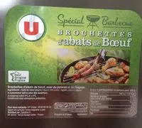 Mängden socker i Brochettes d'abats de boeuf