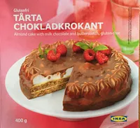 Mängden socker i Tarta Chokladkokant