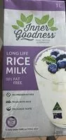 Mängden socker i Inner goodness long life rice milk