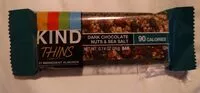Mängden socker i kind thins dark chocolate nuts and sea salt